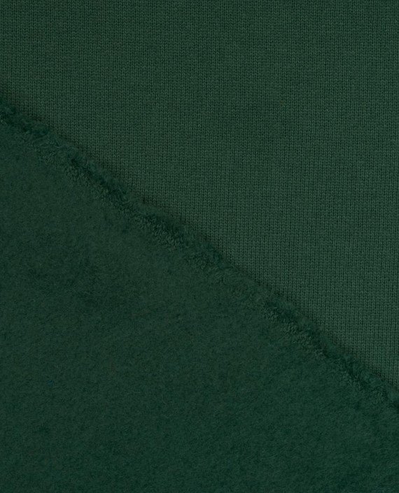 Трикотаж футер 3-х нитка с начесом 3890 цвет зеленый картинка 1
