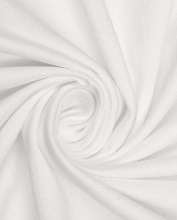 Трикотаж футер 2-х нитка петля 3885 цвет белый картинка