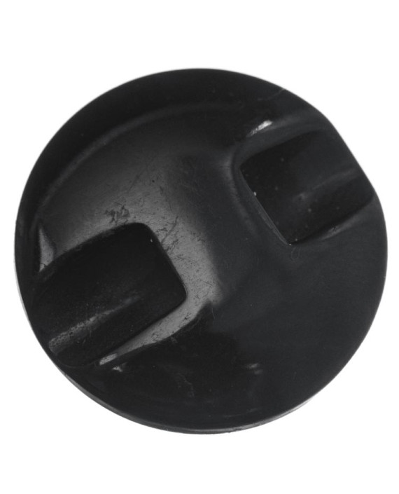 Пуговица с кристаллом в центре на ножке 023 цвет черный картинка 1