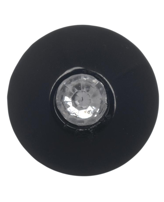 Пуговица с кристаллом в центре на ножке 024 цвет черный картинка