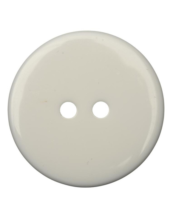 Пуговица с широким белым ободком (на два прокола) 053 цвет серый картинка 1