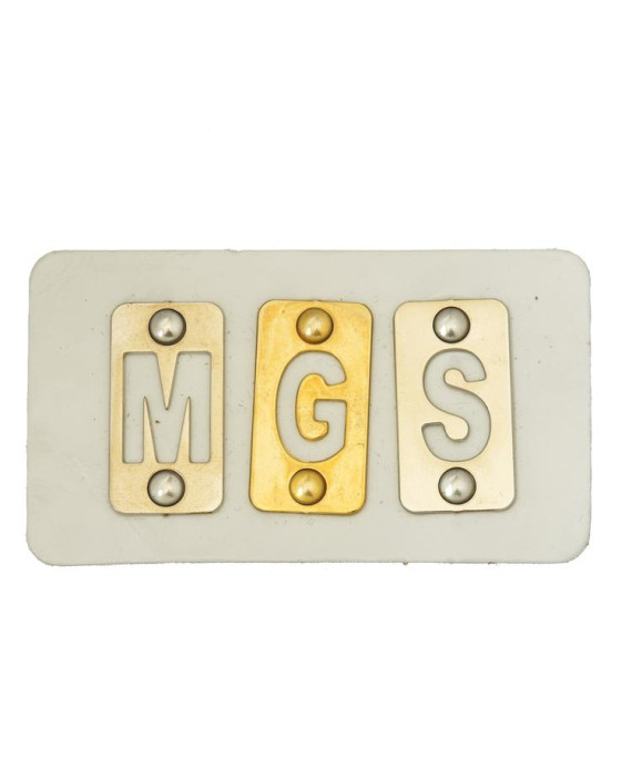 Нашивка MGS 039 цвет белый картинка