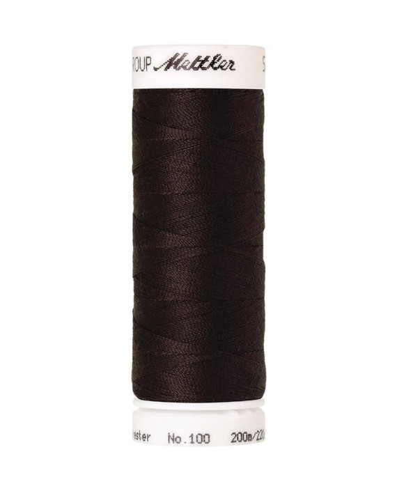 Нить универсальная SERALON 1002 Very Dark Brown 269 цвет коричневый картинка