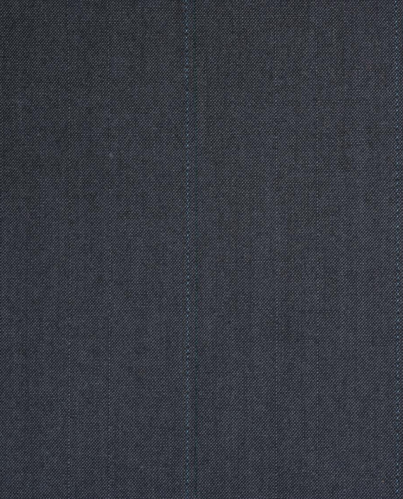 Шерсть костюмная 3319 цвет серый в полоску картинка 2