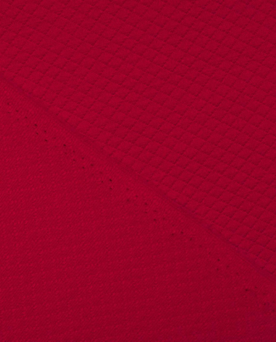 Трикотаж стеганый 4095 цвет красный картинка 1