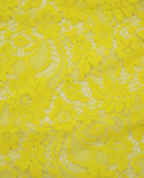 Ткань Гипюр 428 цвет желтый абстрактный картинка