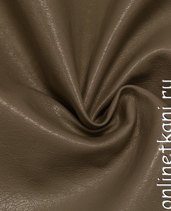 Ткань Искусственная кожа 265 цвет коричневый картинка