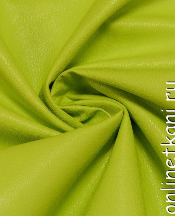 Ткань Искусственная кожа 278 цвет зеленый картинка