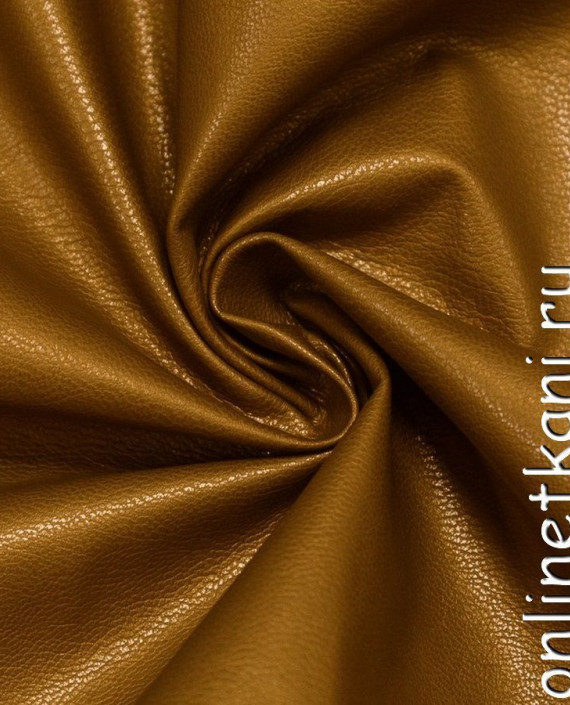 Ткань Искусственная кожа "Медово-коричневый" 279 цвет коричневый картинка