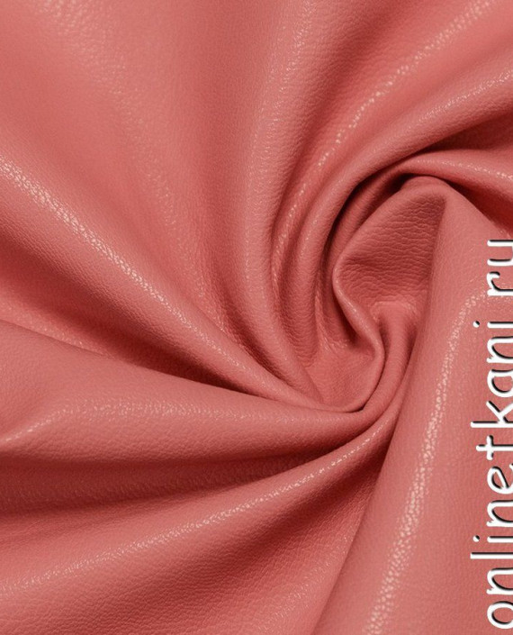 Ткань Искусственная кожа 281 цвет розовый картинка