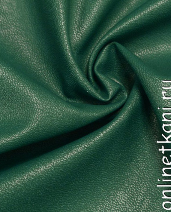 Ткань Искусственная кожа 290 цвет зеленый картинка