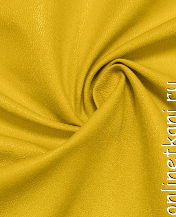 Ткань Искусственная кожа "Солнечная" 297 цвет желтый картинка