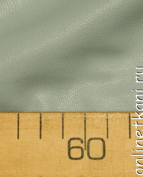 Ткань Искусственная кожа 298 цвет зеленый картинка 2