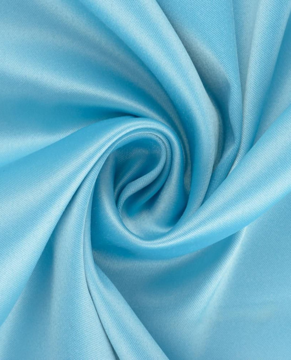 Атлас стрейч плотный 387 цвет голубой картинка