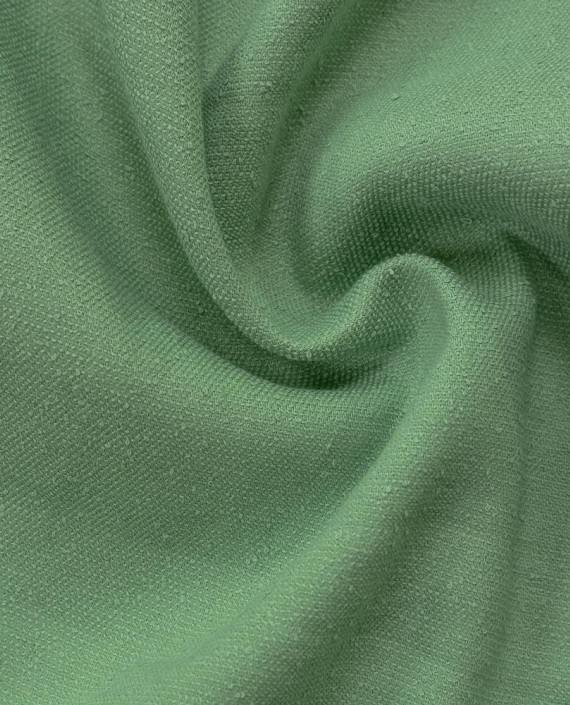 Лен костюмный 0792 цвет зеленый картинка