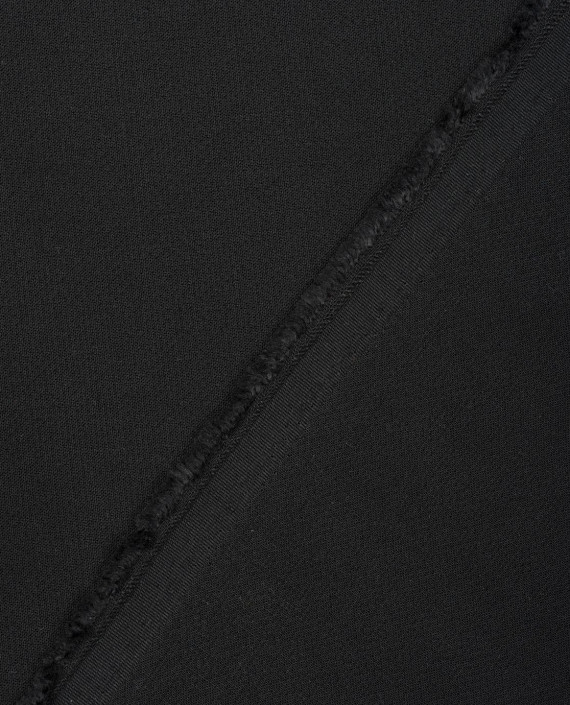 Поливискоза костюмная 0032 цвет черный картинка 1