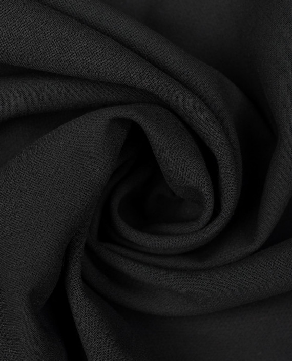 Поливискоза костюмная 0032 цвет черный картинка