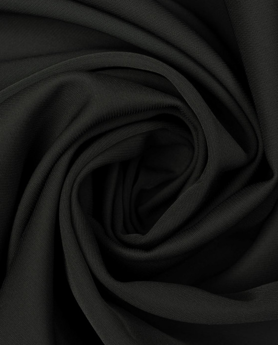 Костюмная дублированная 0068 цвет черный картинка