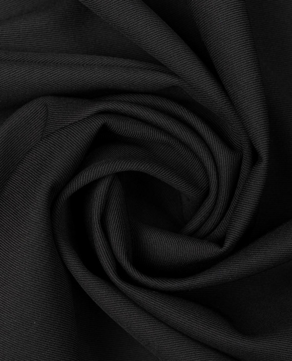 Поливискоза костюмная 0065 цвет черный картинка
