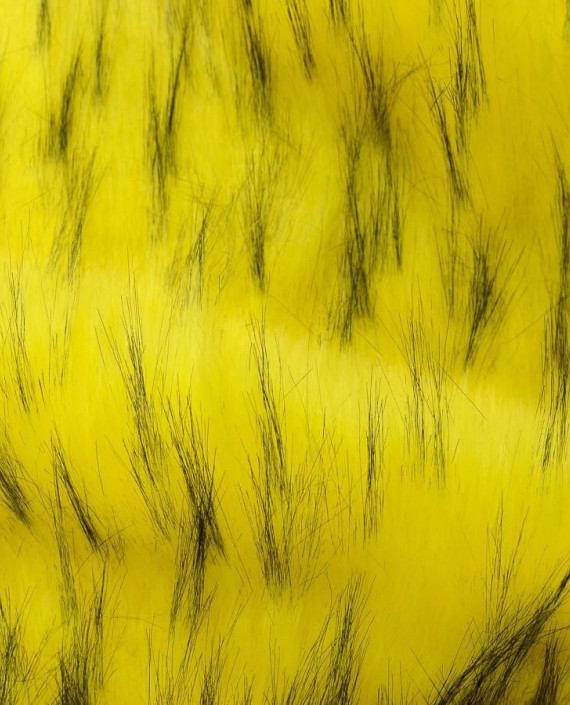 Мех искусственный 0263 цвет желтый картинка
