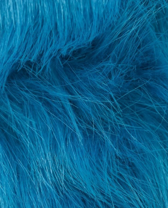 Мех искусственный 0300 цвет голубой картинка 1