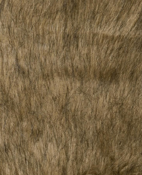 Мех искусственный 0312 цвет коричневый абстрактный картинка