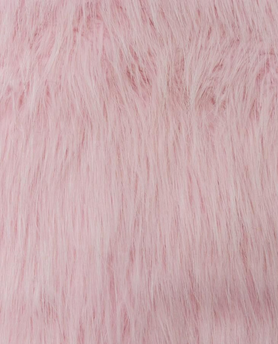 Мех искусственный 0273 цвет розовый картинка