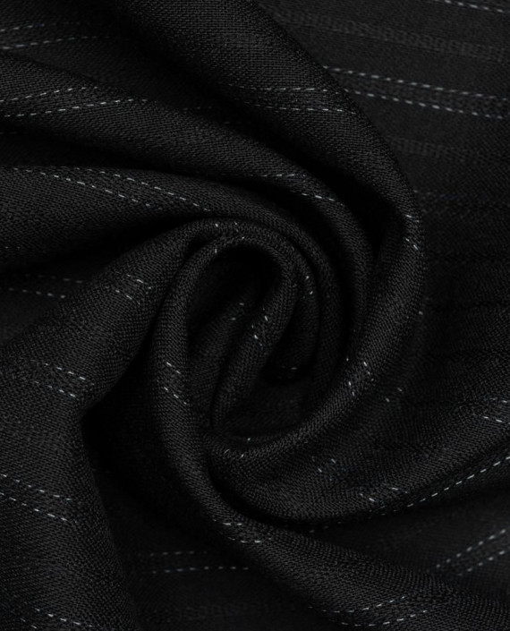 Костюмная ткань 2542 цвет черный картинка