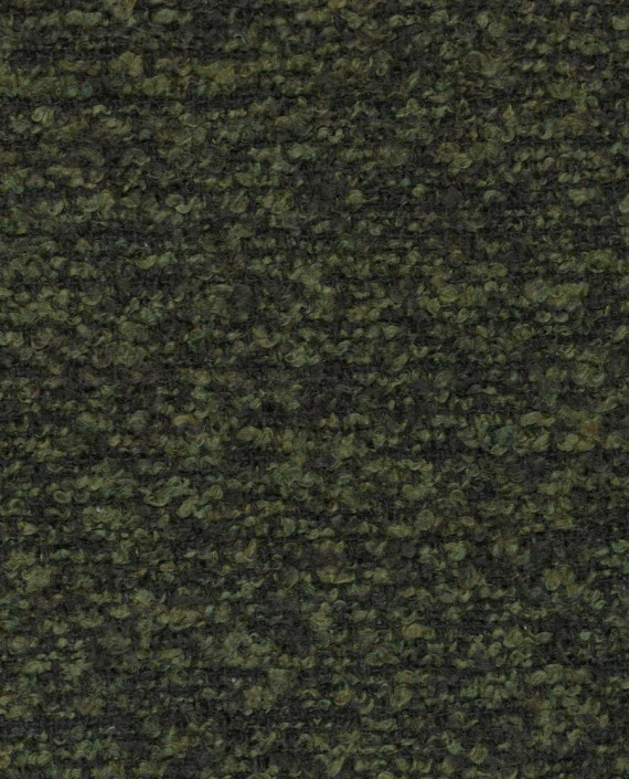 Костюмная ткань Букле 084 цвет зеленый картинка 1
