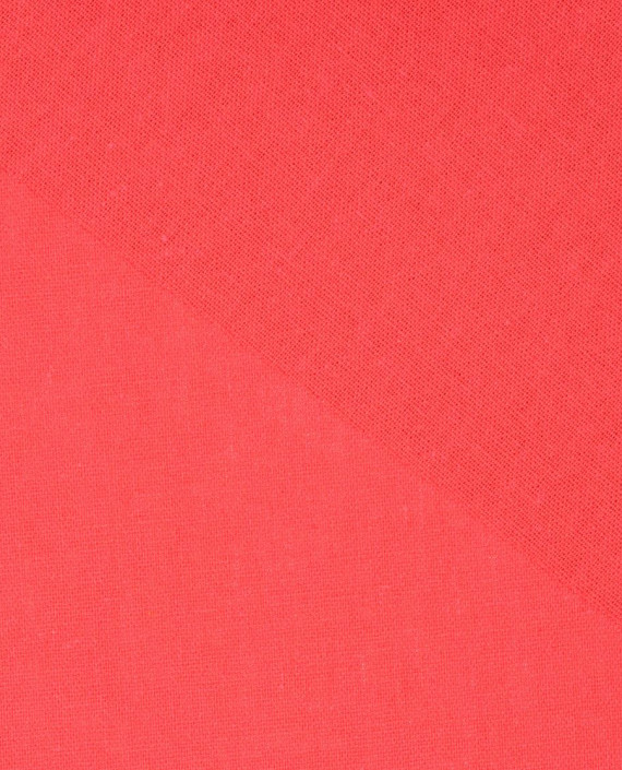 Лен костюмный 0895 цвет красный картинка 1