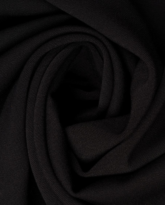 Поливискоза костюмная 0103 цвет черный картинка