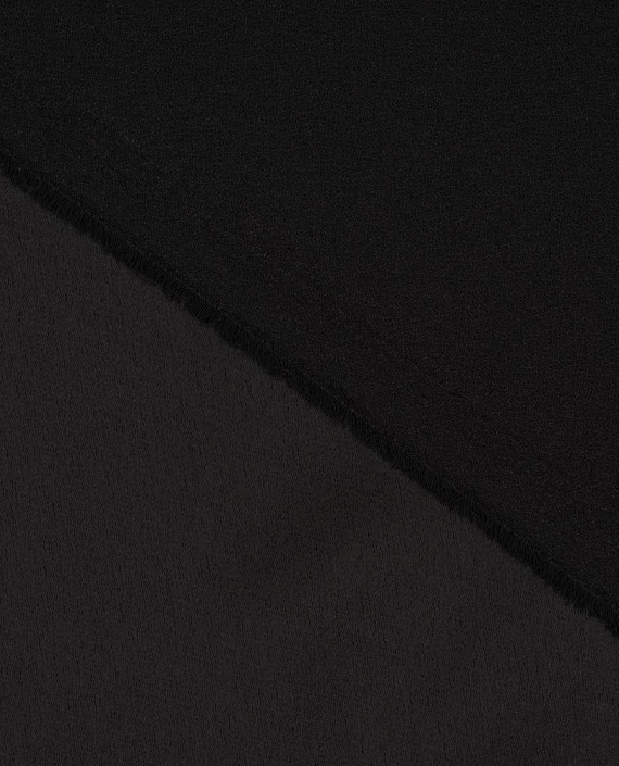 Креп костюмный 0031 цвет черный картинка 1