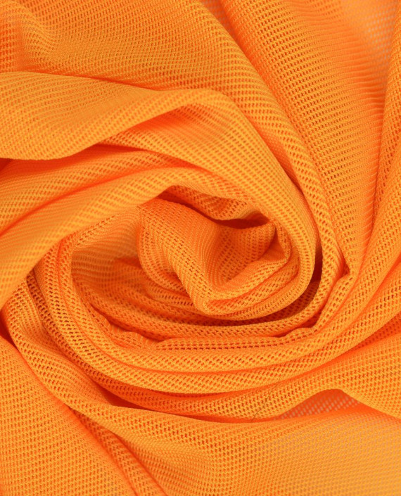 Сетка трикотажная  350 цвет оранжевый картинка