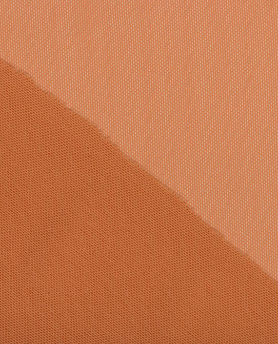 Сетка трикотажная  352 цвет оранжевый картинка 1