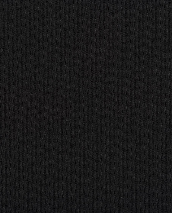 Трикотаж рибана 3253 цвет черный картинка 2