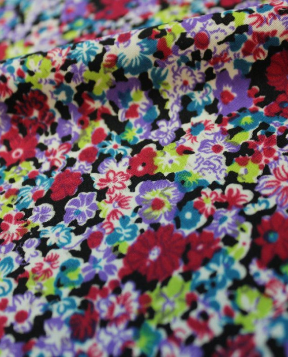 Ткань Лоренсо "Цветущее поле2" 013 цвет разноцветный цветочный картинка 1