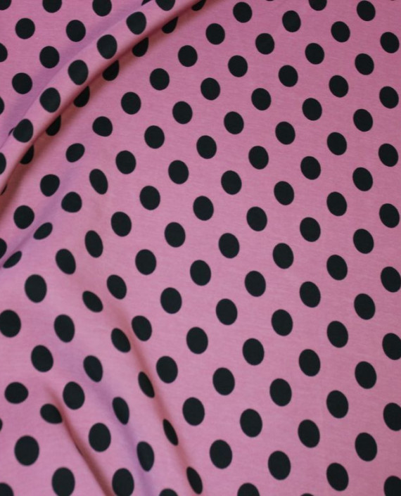 Ткань Лоренсо "Горохи на розовом 2" 018 цвет розовый в горошек картинка