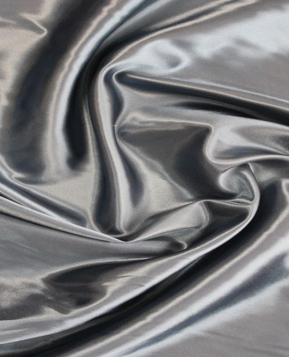 Ткань Атлас "Серебристый" 002 цвет серый картинка