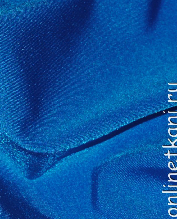 Ткань Бифлекс "Синий" 0023 цвет синий картинка 1