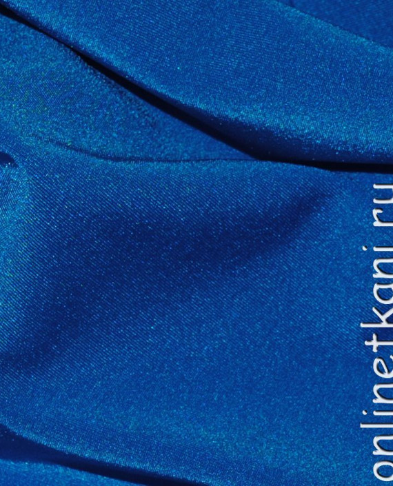 Ткань Бифлекс "Синий" 0023 цвет синий картинка