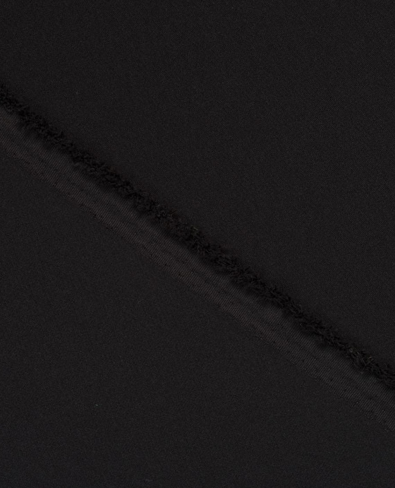 Поливискоза костюмная 0912 цвет черный картинка 1