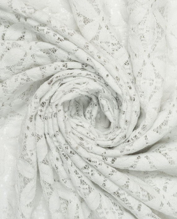 Гипюр стрейч 724 цвет белый картинка