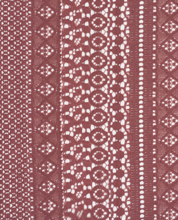 Гипюр 718 цвет бордовый картинка 2