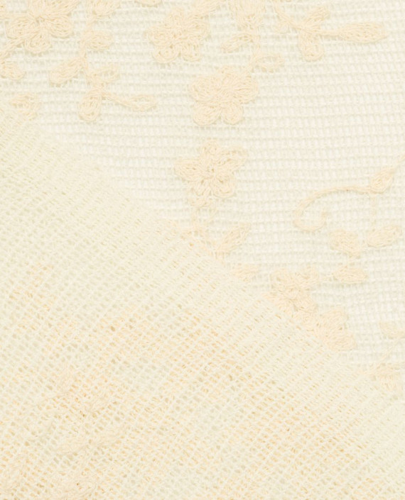 Вышивка хлопок 0081 цвет молочный картинка 1