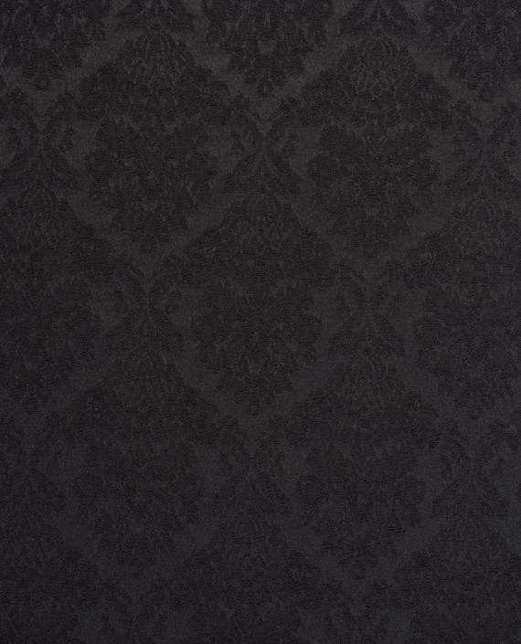 Жаккард костюмный 0283 цвет черный картинка 2