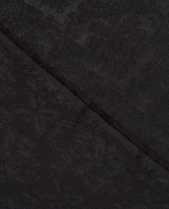 Жаккард костюмный 0283 цвет черный картинка 1