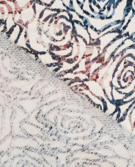 Трикотаж жаккардовый 4103 цвет разноцветный картинка 1