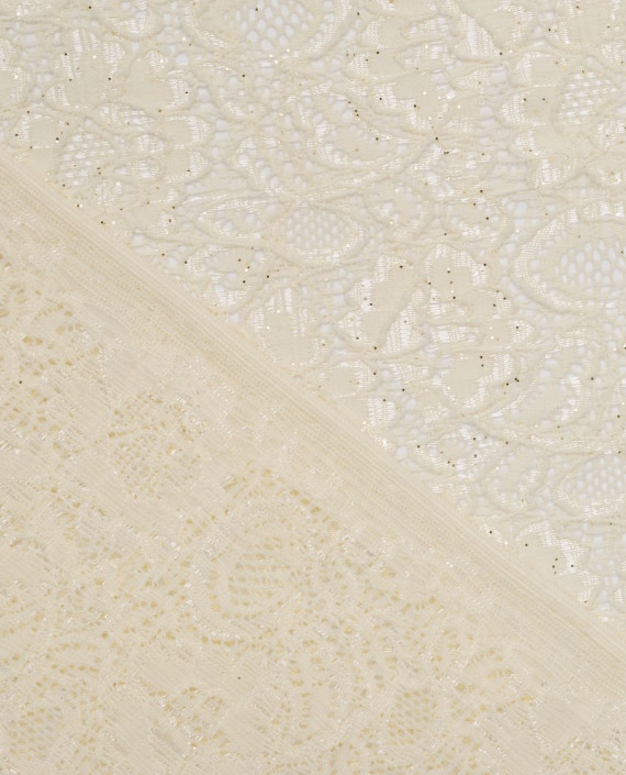 Гипюр стрейч 711 цвет молочный картинка 1