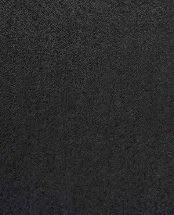 Искусственная кожа на вискозной основе 604 цвет черный картинка 2