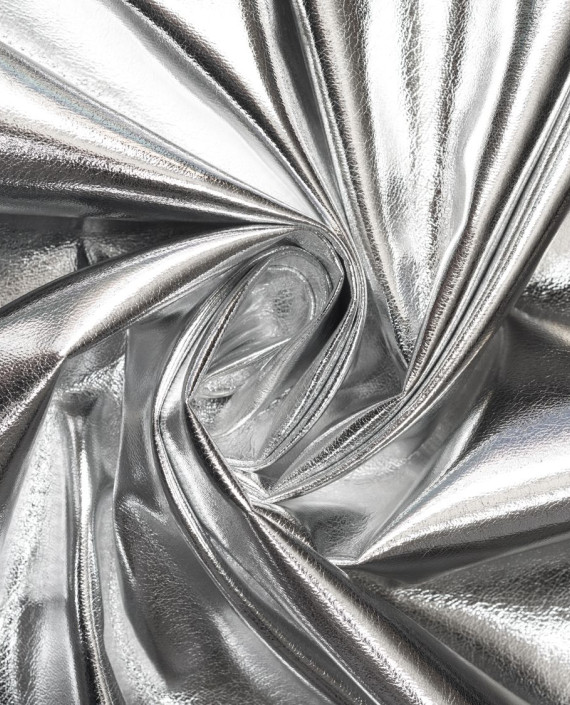 Искусственная кожа на вискозной основе 602 цвет серебро картинка